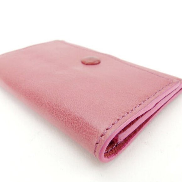 Bottega Veneta Wallet Purse Intrecciato Pink Woman Authentic Used Y4772 - Picture 5 of 6